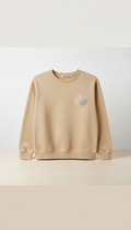 Soft-Washed Sweatshirt with Subtle Embroidery
